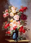 unknow artist Floral, beautiful classical still life of flowers.133 oil painting reproduction